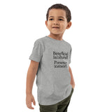 Beneficial Presence _Organic cotton kids mirror t-shirt