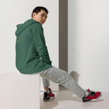 Beneficial Presence_ Medicine Owl _ Unisex fleece zip up hoodie