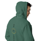 Beneficial Presence_ Medicine Owl _ Unisex fleece zip up hoodie