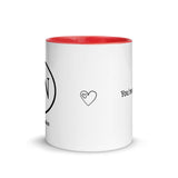 You're A Benefit (double heart) Mug